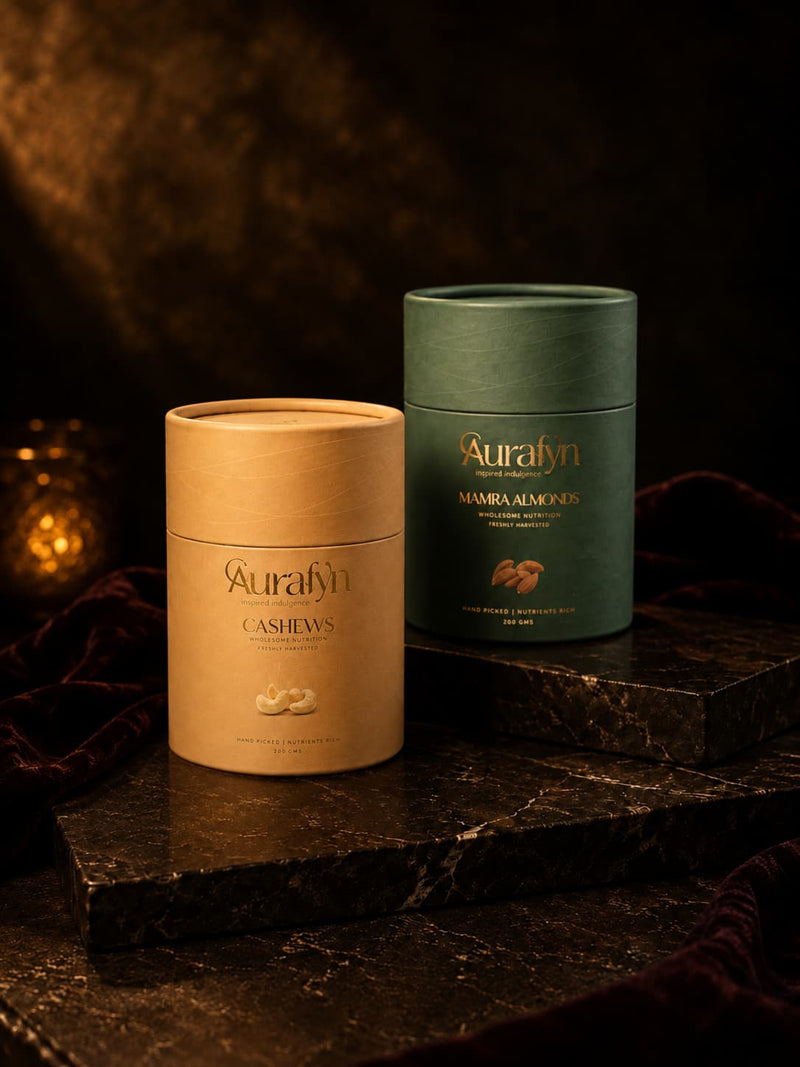 The Golden Duo — Mamra Almonds & W180 Cashews — the goodness within