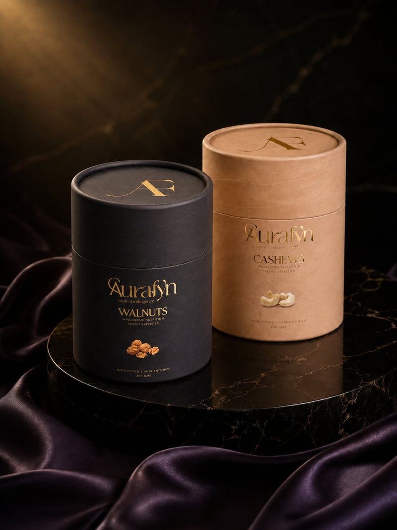 The Connoisseur's Pair — W180 Cashews & Kashmir Walnuts — the goodness within