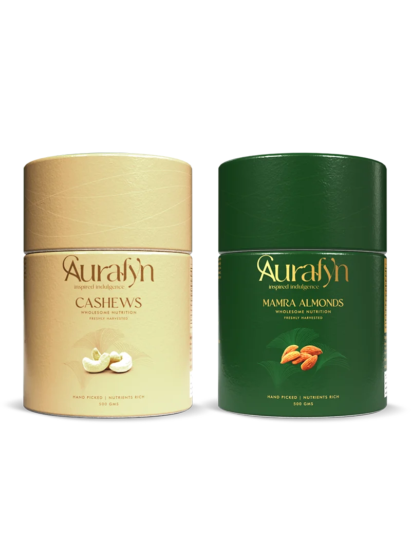 The Golden Duo — Mamra Almonds & W180 Cashews