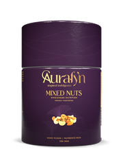 Premium mixed nuts — almonds, cashews and walnuts, Aurafyn
